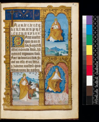 Ms 159, fol 3r Leben des Heiligen Claudius von Besançon, aus 